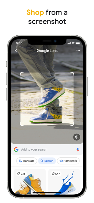 ‎Google - More ways to search Screenshot