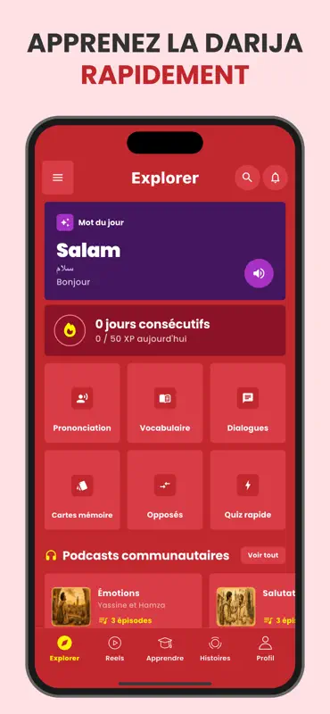 Darija Lingo :Apprendre Darija screenshot 1 of 8