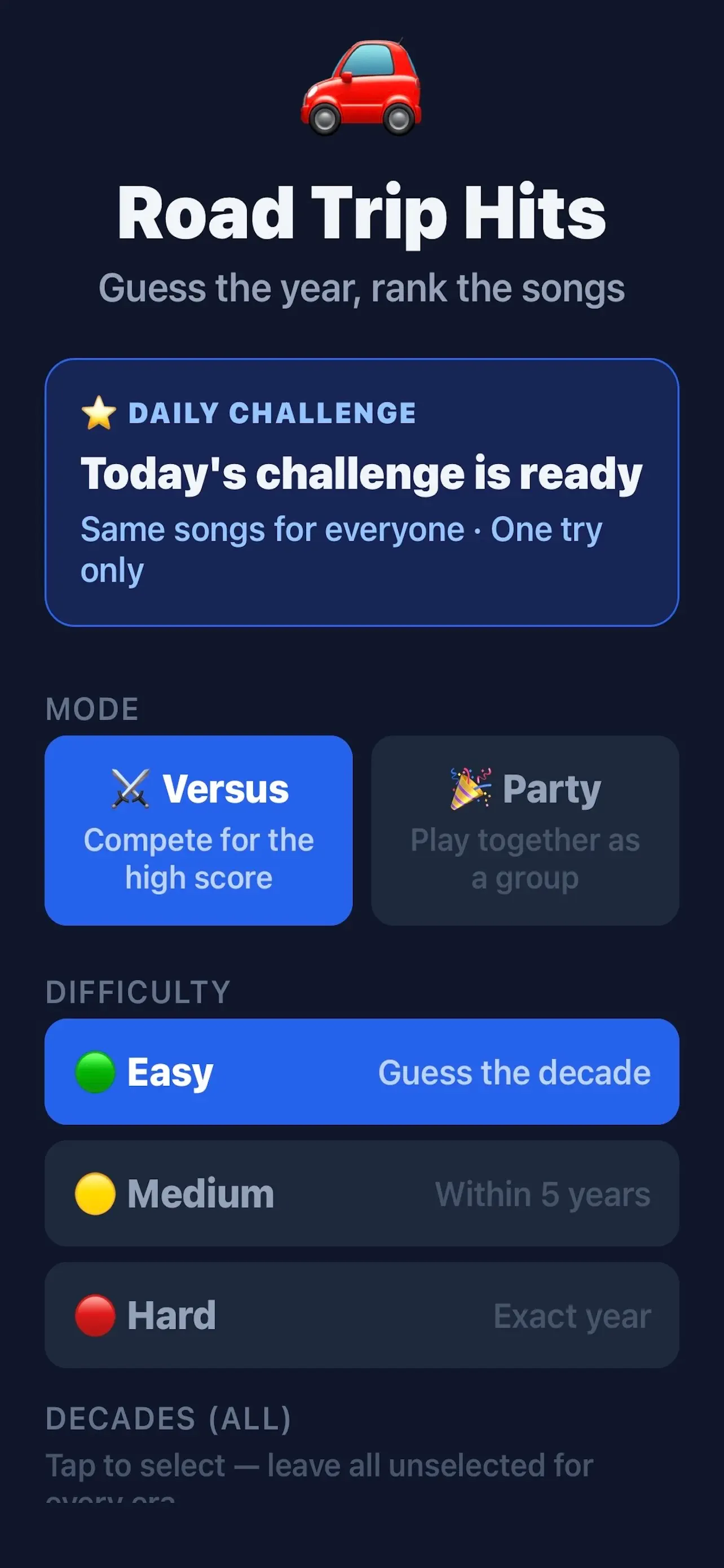 #7. Road Trip Hits (iOS) By: Ethan Briones
