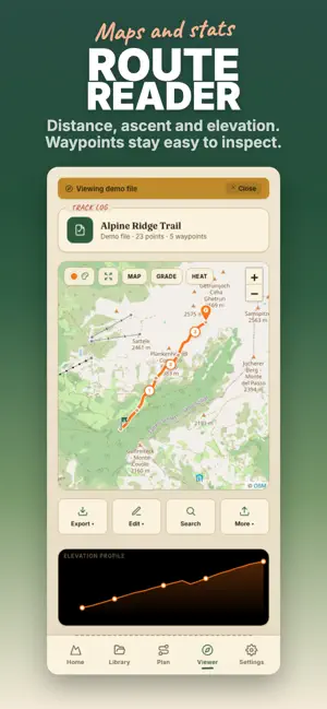 GPX Viewer · GPX Opener Reader screenshot 4