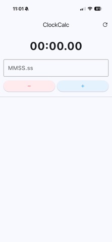 Clock Math Calculator screenshot