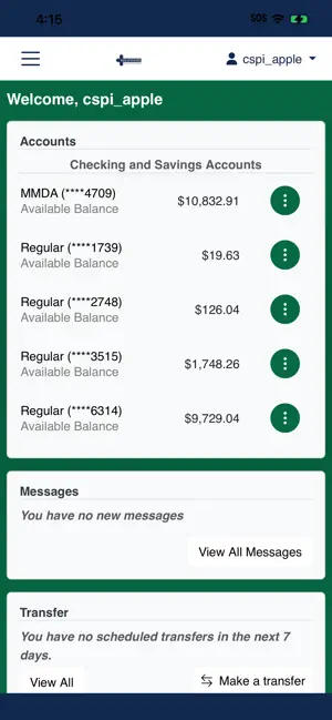 Bank of Grandin Mobile screenshot 2