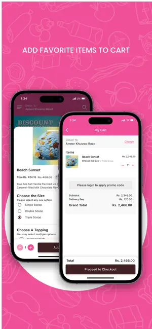 Baskin Robbins Pakistan iPhone screenshot 2