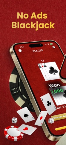 Blackjack - No Ads Screenshot 1 of 3