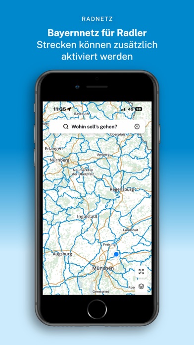 RadroutenPlaner Bayern Screenshot