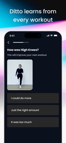 Ditto: AI Fitness Trainer iPhone screenshot