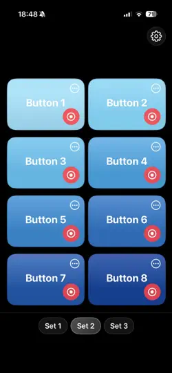 Screenshot von Audio Buttons auf dem iPhone 2