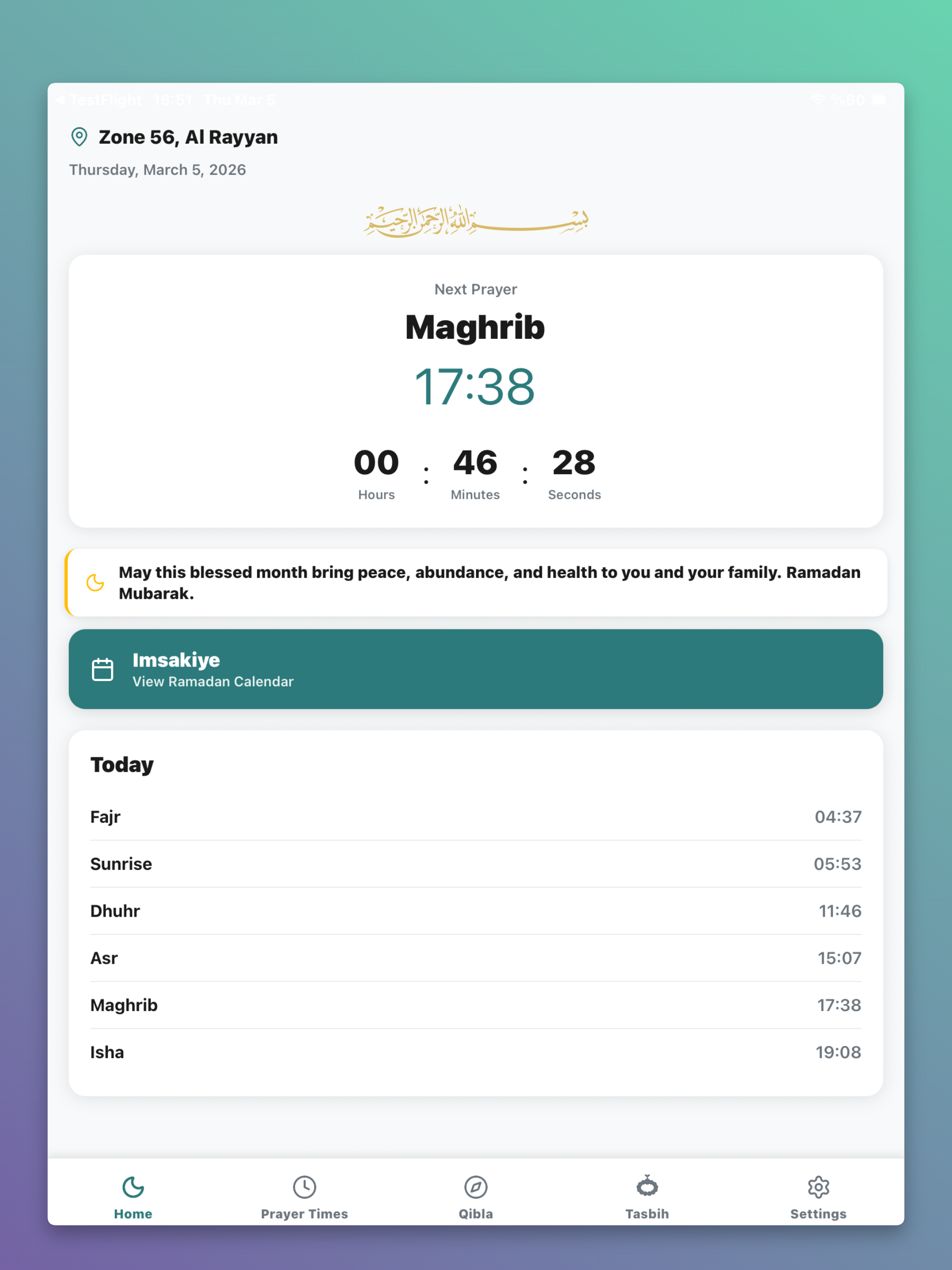 Namaz Saatleri & Kıble screenshot 18