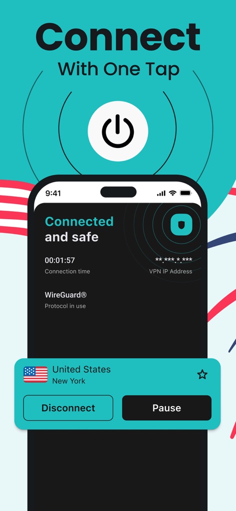 Surfshark VPN: Fast VPN App - Connessione istantanea