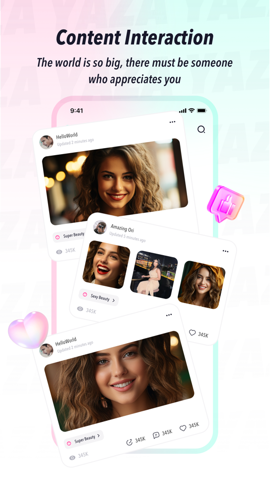 #3. Yaza Chat (iOS) 由: DREAM MEDIA PTE. LTD.