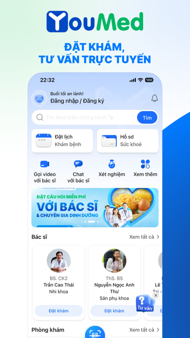 YouMed - Ứng dụng đặt khám iPhone screenshot