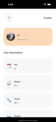 MyFitnessCompass screenshot