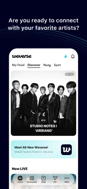 Weverse: Connect with Artists screenshot 3