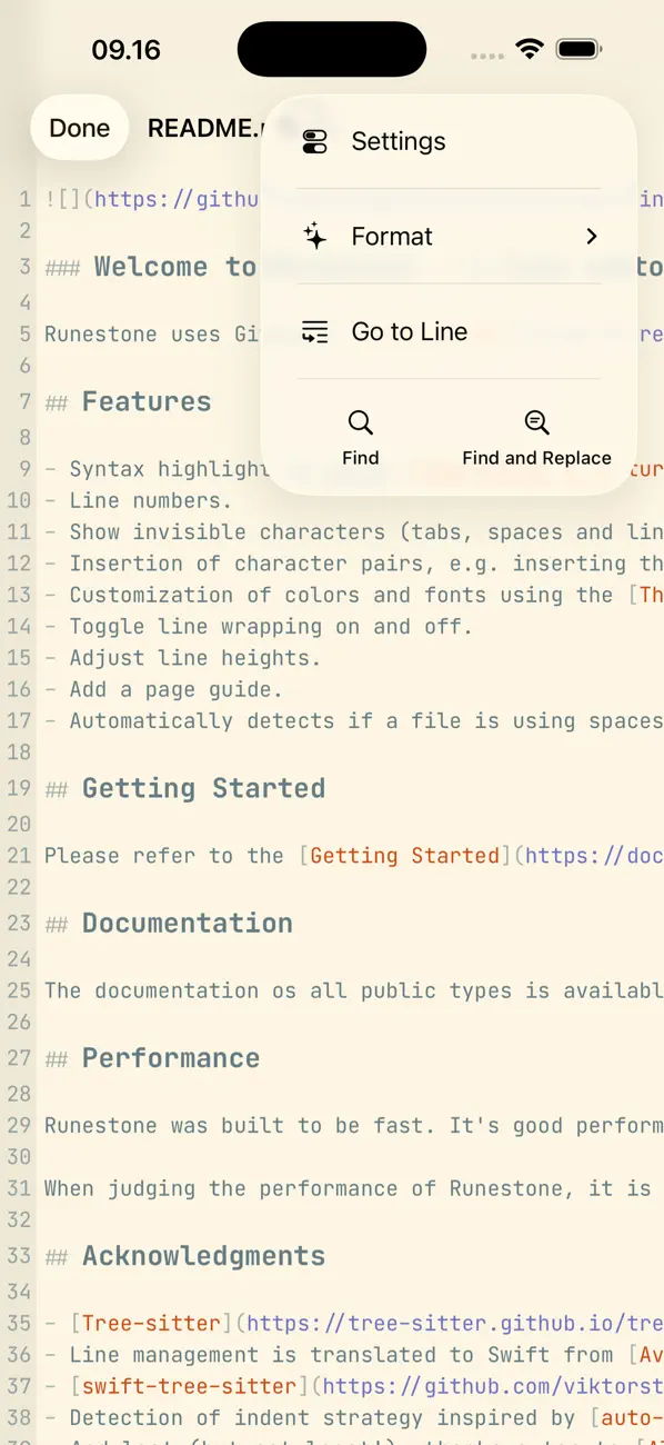 #3. Runestone Text Editor (iOS) От: Simon B. Støvring