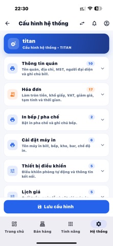 Phần mềm tính tiền In Bill screenshot