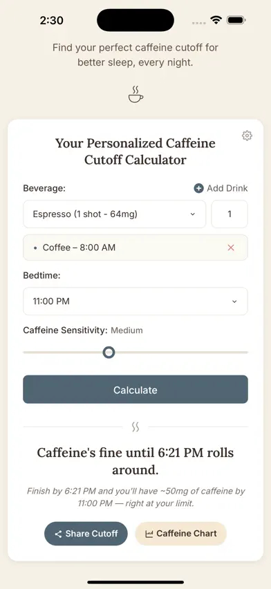 LastSip screenshot 1
