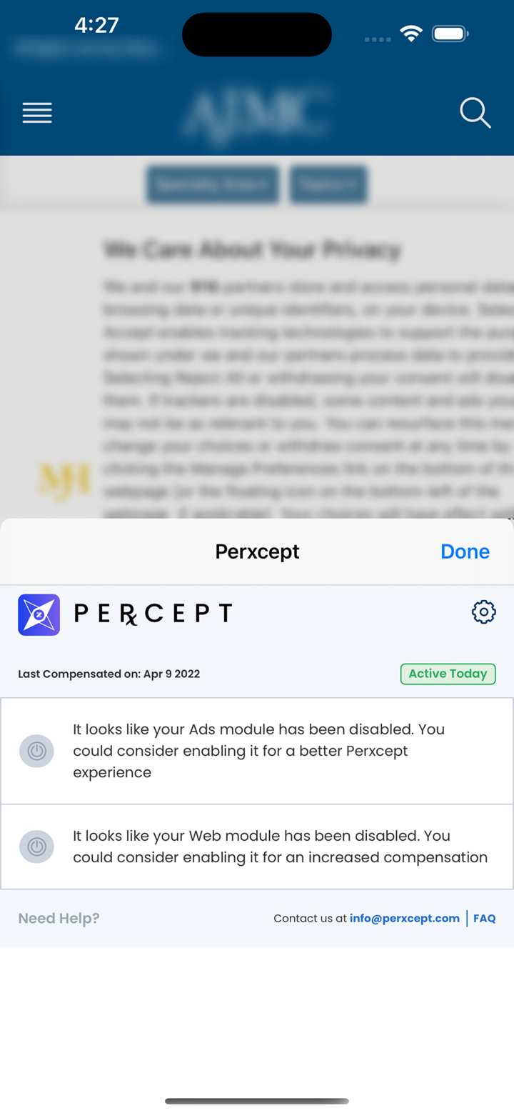 Perxcept screenshot 7
