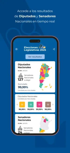Elecciones Legislativas 2025 screenshot 3