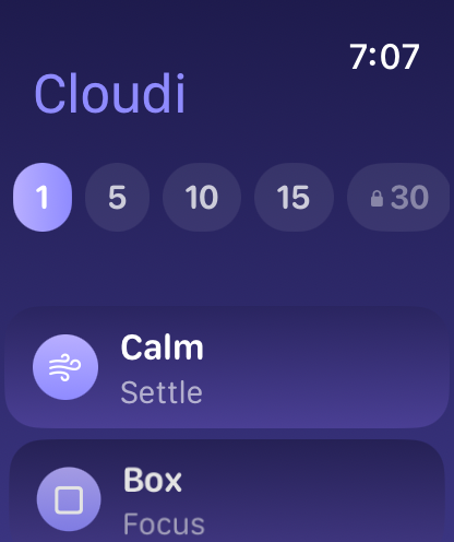 Cloudi: Breathe, Calm, Sleep screenshot 9