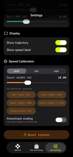 Скриншот PadelRadar: AI Padel Analyzer на iPhone 2