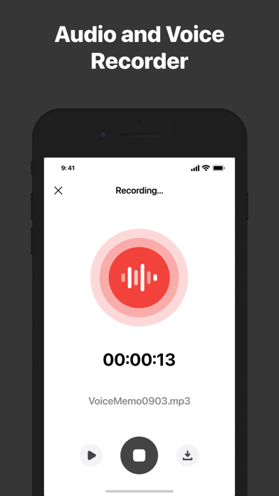 Recorder for iPhone Screenshot