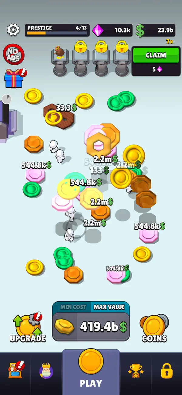 Coin Flip Master iOS Mod IPA screenshot 4 - iOS game interface