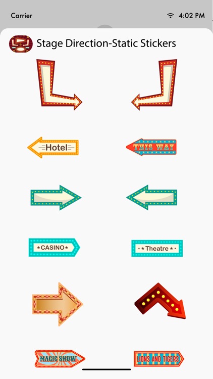 Stage Direction-Static Sticker