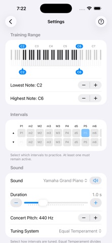 Peach Ear Trainer iPhone screenshot