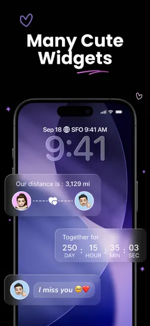 Loverzz: Couples App & Widgets screenshot 2