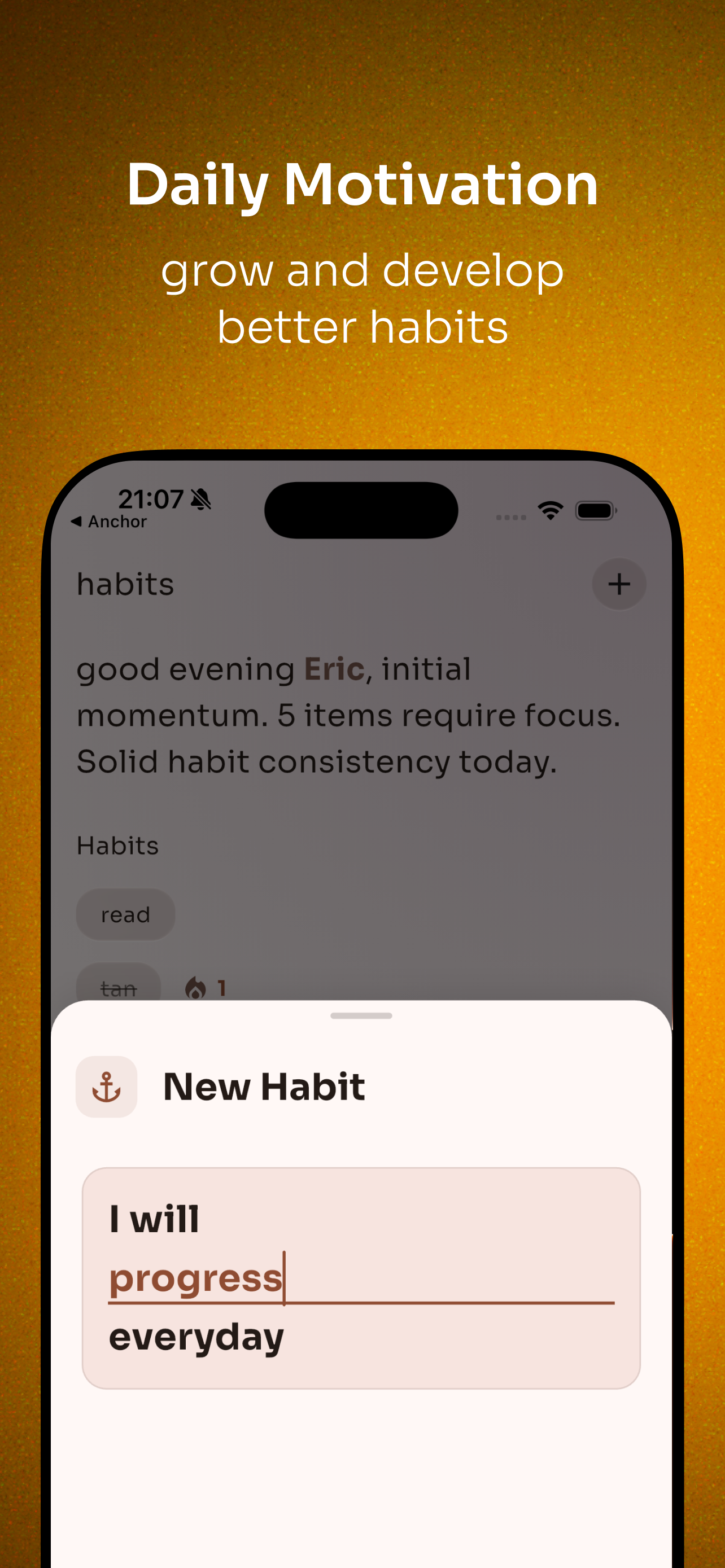 Anchor - Become better, daily
