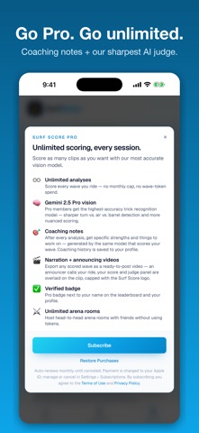 Surf Score: AI Judge Screenshot 5 of 5