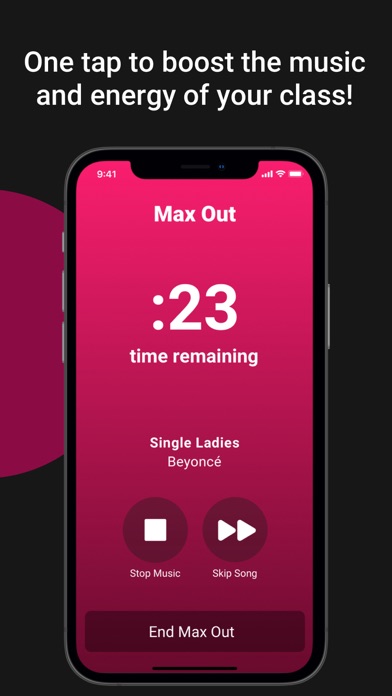 Rock My Fitness Class Screenshot