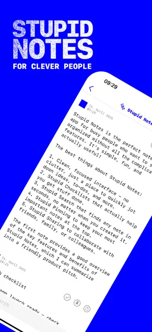 Stupid Notes screenshot 1