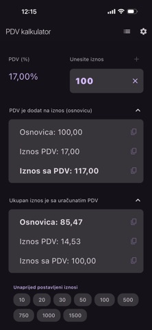 PDV Kalkulator Pro screenshot