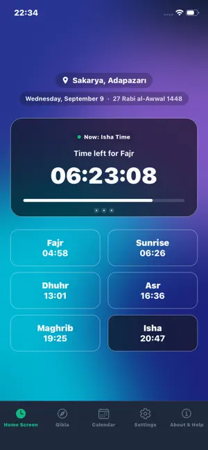 Simple Adhan: Prayer Times screenshot 1