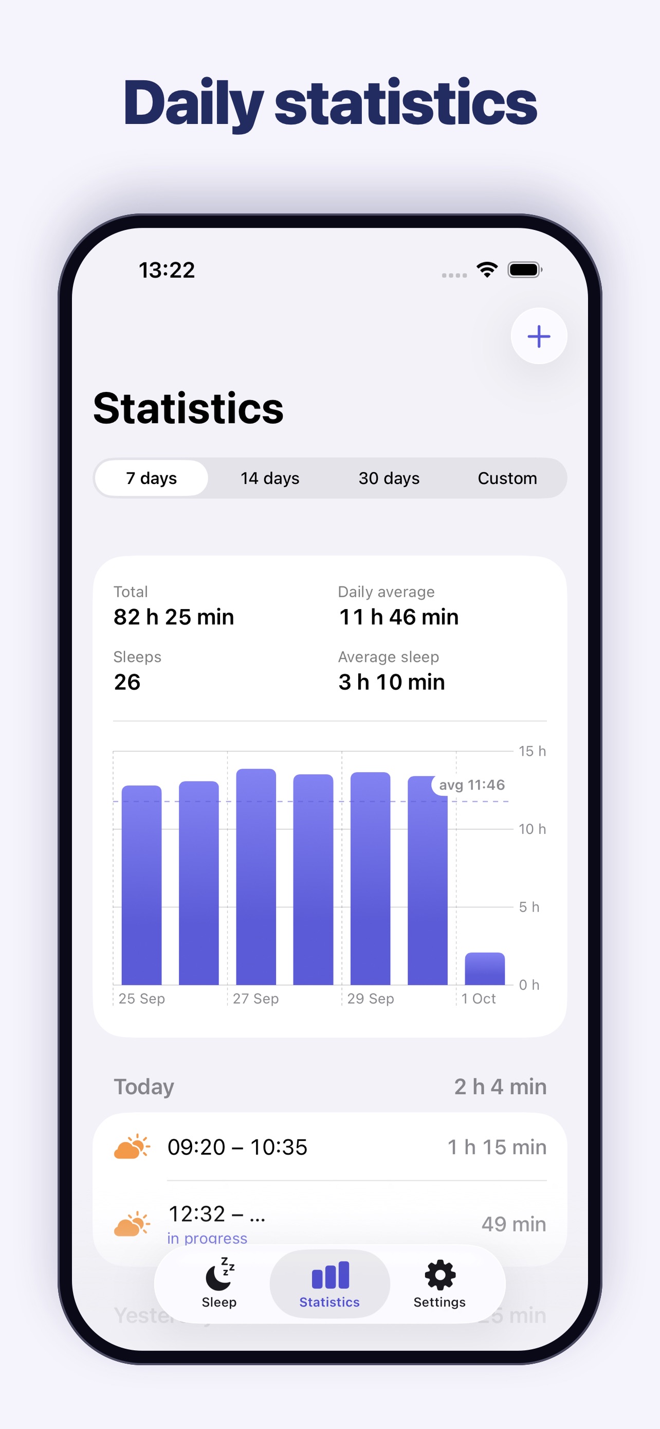 Screenshot 2 of Baby Sleep Tracker - Drema