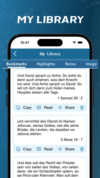 Elberfelder Bibel - offline Screenshot