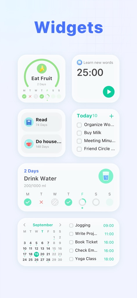 TickTick:To-Do List & Calendar - Handy Desktop Widgets