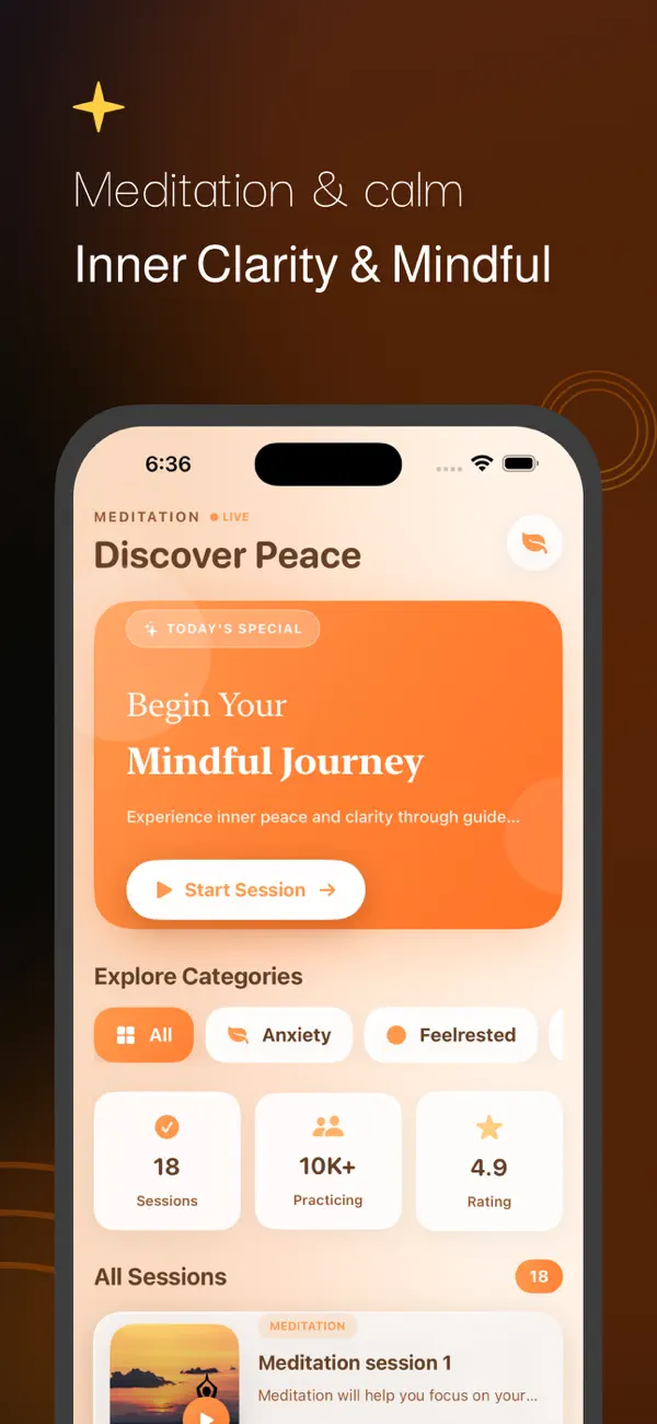 Screenshot #3 pour Mindful: Sommeil et Calme