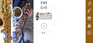 2D Saxophone Fingering Chart screenshot #2 for iPhone