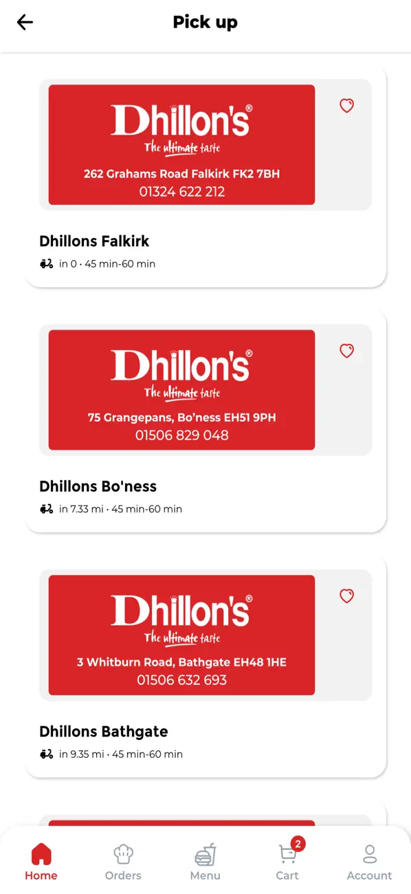 Screenshot #3 pour Dhillons - the ultimate taste!