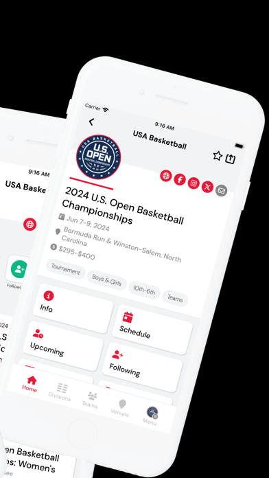 USA Basketball: Events Screenshot