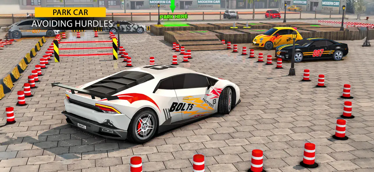 Screenshot #3 pour Jeux de Voiture Parking Jam 3D