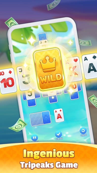 Tripeaks King - Solitaire Game Screenshot