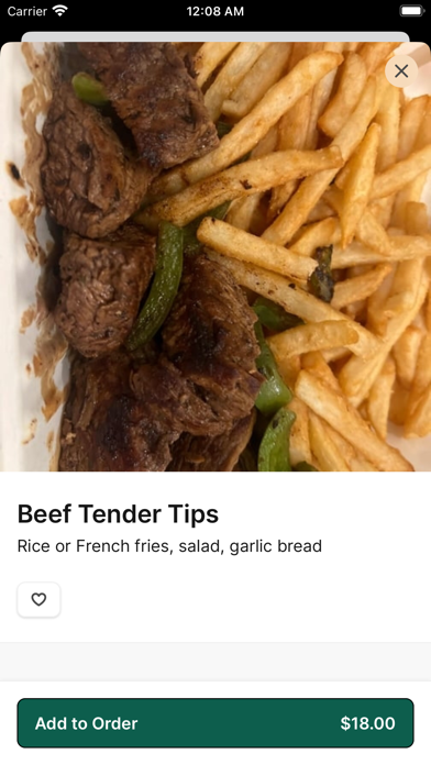 Milano's Pizza To Go iPhone screenshot 3 - Food & Drink app