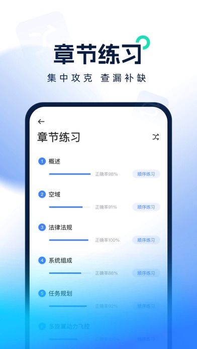 Screenshot 3 of 无人机考试题库 – CAAC Drone Quiz App