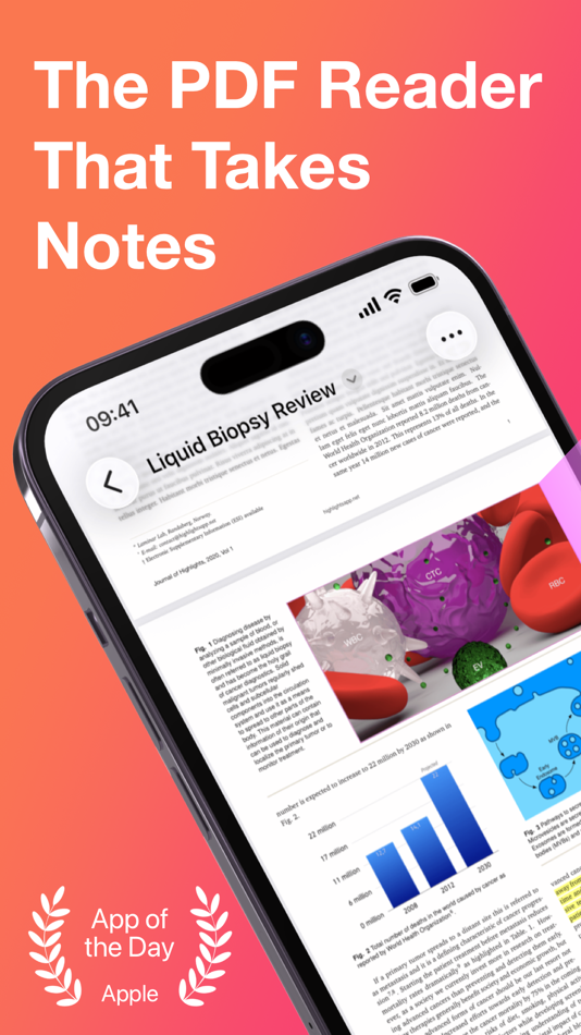 #1. Highlights: PDF Reader & Notes (iOS) بواسطة: Jonas Myren Ribe