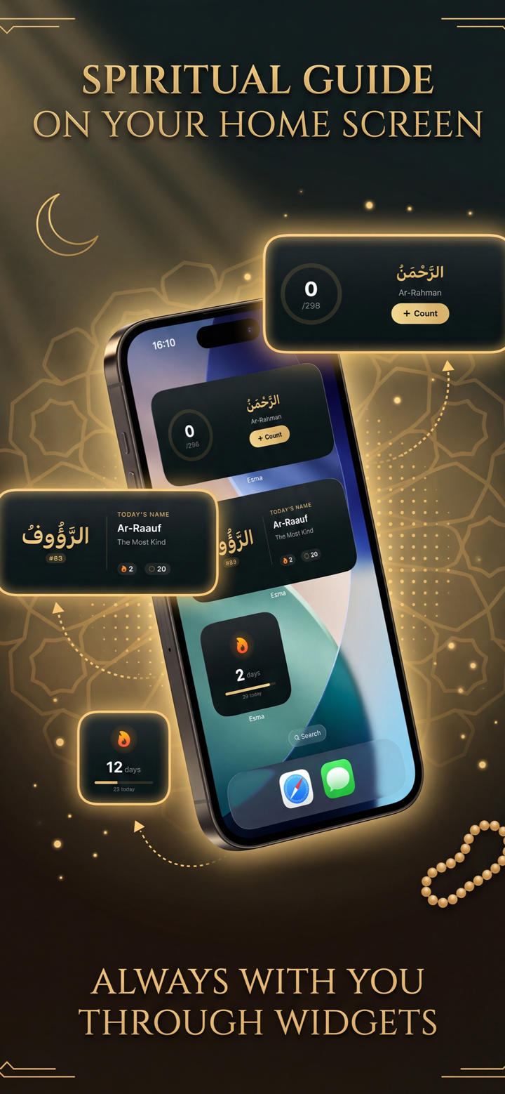Esma: Prayer Times & 99 Names screenshot 4