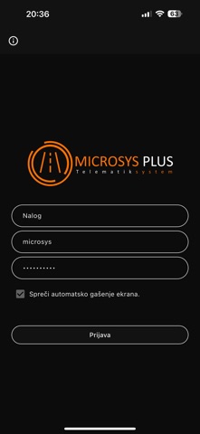 GPS Tragač app screenshot