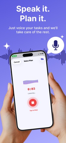 VoicePlan – AI Daily Planner Screenshot 1 of 9